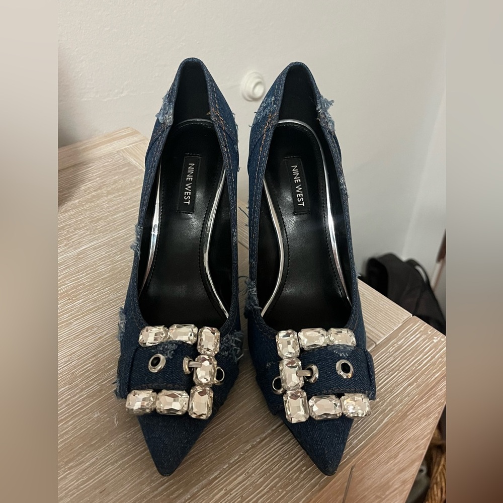 Nine West Denim Heels